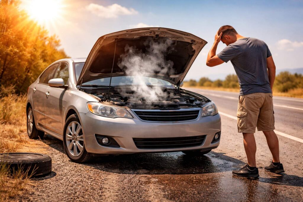 What to do if car is overheating in Texas heat?